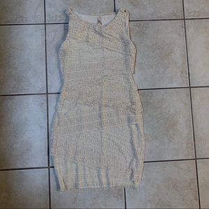 Anthropologie Bailey 44 ivory lace dress, M
